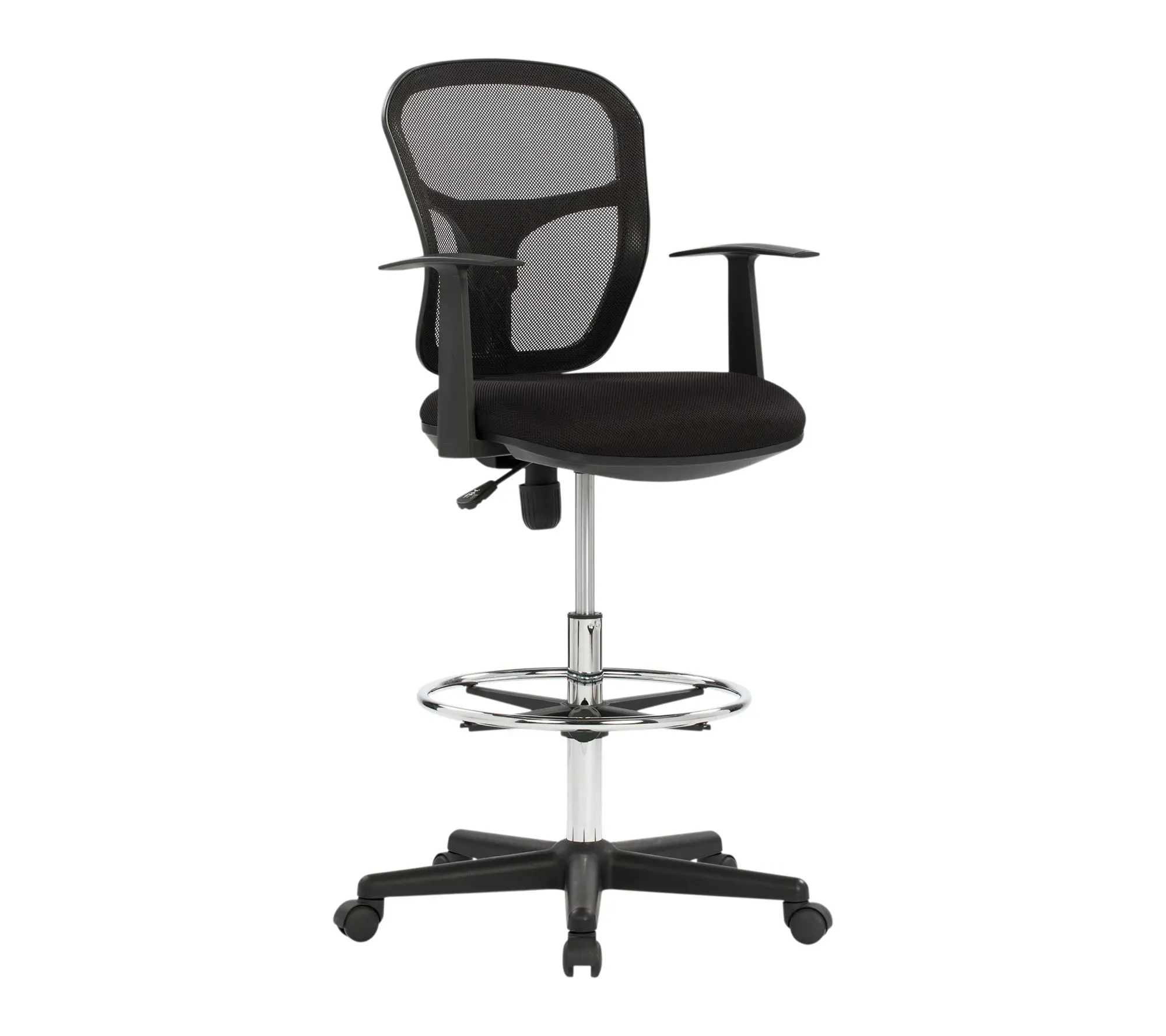 Studio Designs Riviera Drafting Work Chair with Foot Rest Ring