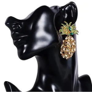Luxury PineApple Rhinestone Earrings