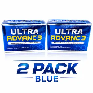 Ultra Advance 3 Blue Ultimate Joint Support - Vegan - Non GMO - Original 30 Caps (2 PACK)