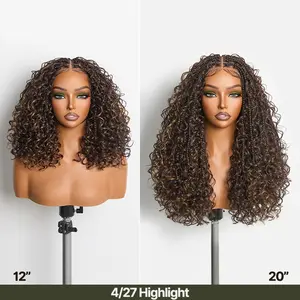 [Limited Deal] Frodio Veralux™ 13x6 HD Lace Wig Glueless Wear & Go Boho Braids Water Wave Pre-Cut Lace Wig – Premium Fiber, Beginner Friendly