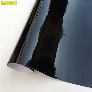 Multiple Color Black High Glossy Vinyl Film White Car Wraps Film Foil Bubble Free For Car Sticker Vehicle Furniture Phone Laptop