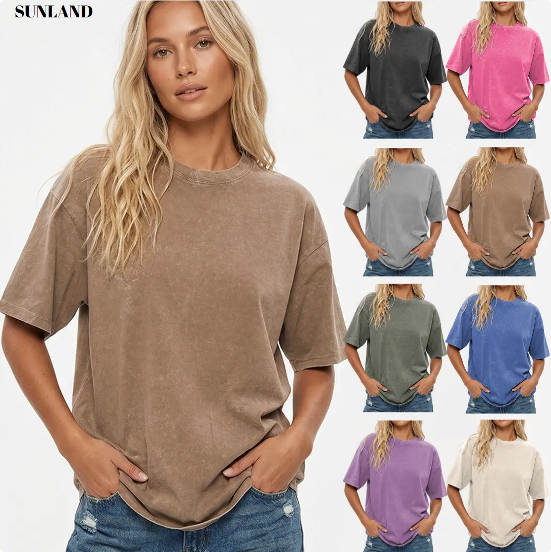 Women's Soft Cotton T-Shirt, Oversized Baggy Pullover Top that Fits Well for Casual Work and Hip Fashion Looks, Jeans, Tee
