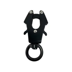 Tactic Ops Heavy Duty Quick Release & Connect Keychain Attach Leash Attachment - 360 Degree Swivel Carabiner for Dog Walkers - Secure Fit & Versatility