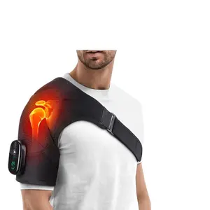 Heating Massage Shoulder Wrap, Three-Stage Controller, USB Rechargeable, One Size, Shoulder Massager, Comfortable & Effective Relief, Healthcare
