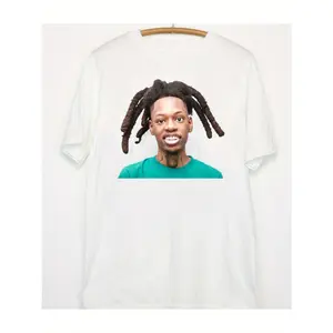 Foolio Rapper unisex T-shirt for men and women, new memory fabric, 100% cotton, soft, all-season casual streetwear essential, versatile all-season style — 220 g