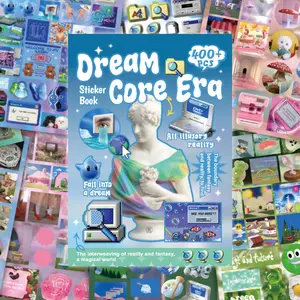 Random Cover 400+ Pcs Dream Core Japanese Stickers Book-30 Sheets Scenery, Electrical Appliances, Animals Scrapbook Stickers, Decorative Stickers for Journaling, Junk Journal Supplies, DIY Crats, Scrapbooking Stickers