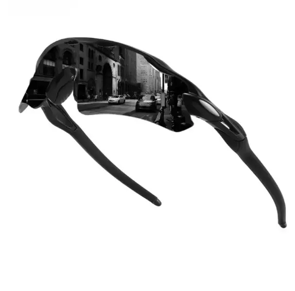 HD Cycling Sports Sunglasses Men & Women, Trending UV400 Anti-Glare Outdoor Eyewear, Lightweight Shatterproof Goggles Running, Marathon, Mountaineering, Fishing, Biking & All Adventure Activities LED Light Blocking Stickers for