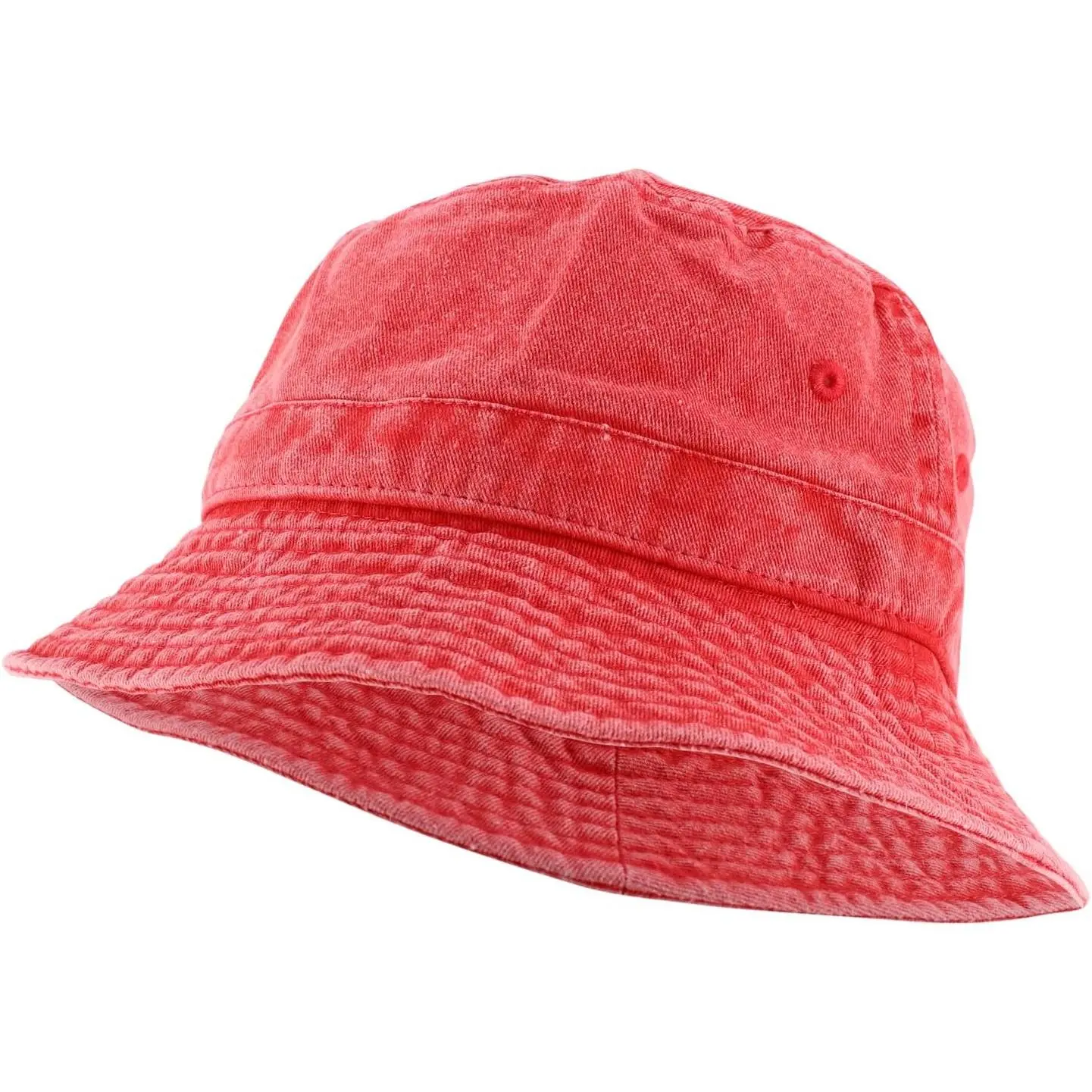100% Cotton Pigment Dyed Washed Bucket Hat