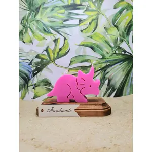 Triceratops Dinosaur Candle