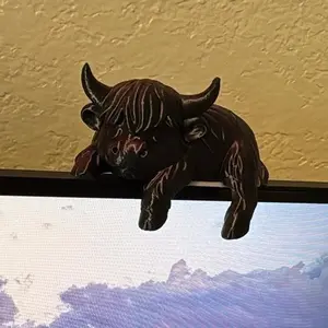 Highland Cow Monitor Buddy