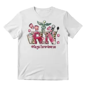 Personalized Nurse Graphic T-Shirts for Adults, UVDTF Specialty DIY Supply