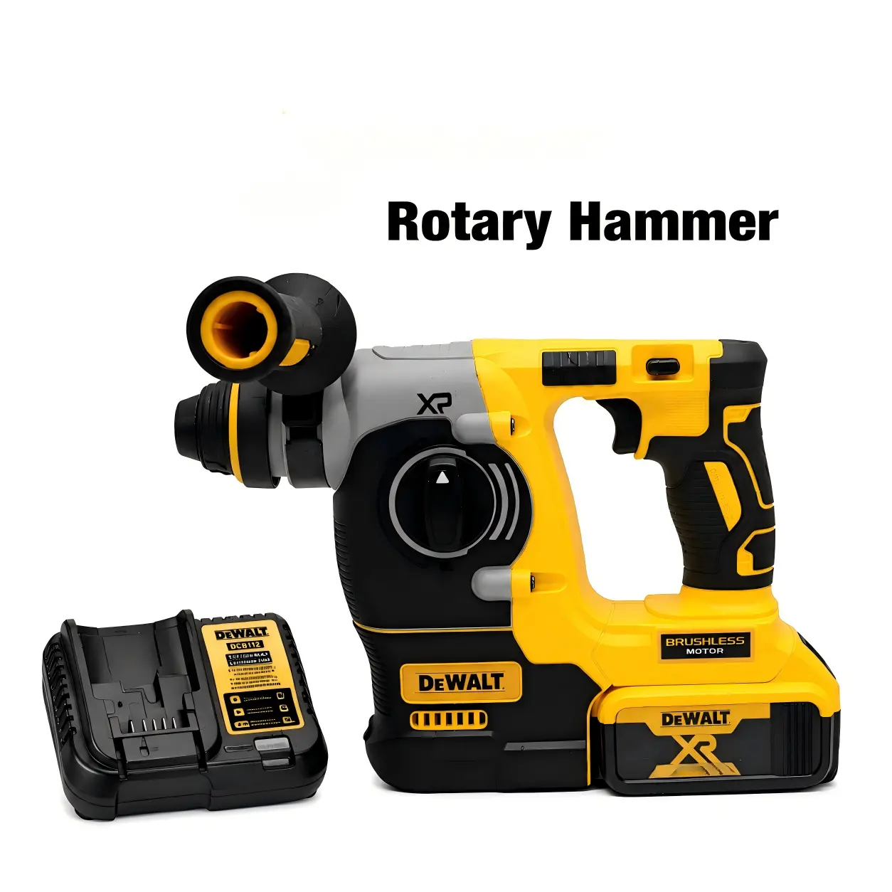 DEWALT DCH273 Corded Hammer Drill - Adjustable Speed Control, Durable Chisel Function, Portable Multi-Functional Hand Tool for Concrete, Stone Applications - Quick Repair Solution for Home Decor, Automotive Use