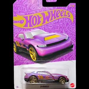 Hot Wheels Purple D-Muscle 2025 57th Anniversary Pearl and Chrome Series with Pearl Wheels