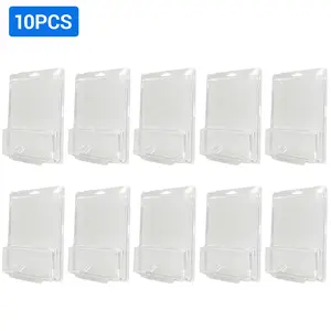 1:64 Diecast Car Clear Display Protector Case, Fit Johnny Lightning & Auto World, Premium PET Anti-UV Dustproof Cover, Transparent Showcase Storage, Perfect Gift For Car Collectors 10Pcs