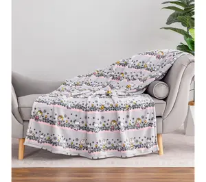 Berkshire Peanuts Spring 55x70 Velvetsoft Throw Berkshire Peanuts Spring 55x70 Velvetsoft Throw
