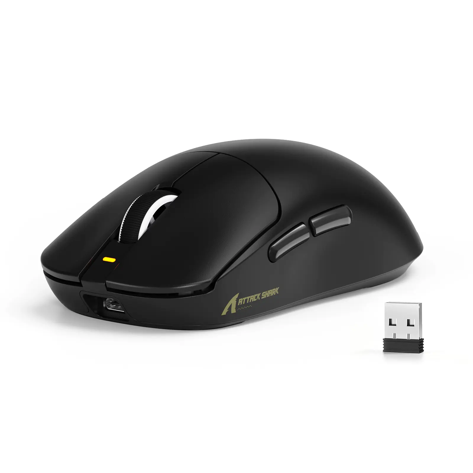 ATTACK SHARK X8SE Wireless Gaming Mouse with 25K DPI PAW3311 Sensor, 500mAh Battery, 5 Programmable Buttons, 2.4G/BT/USB-C, Ergonomic 55g Design for PC/Mac,summerwins