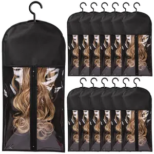 Wig Storage Bags with Hanger (12PCS) | Keep Wigs Clean & Organized Hangable