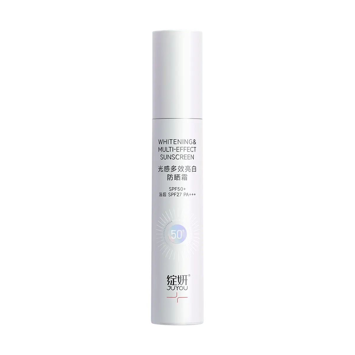 Juyou JUYOU SPF50+ PA+++ Sunscreen Cream - , , Physical Sunblock for Sensitive Skin, 50g, Non-Greasy, Moisturizing, Soothing
