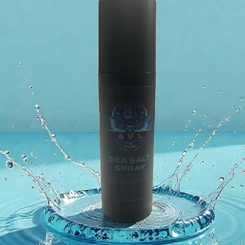 AVL Sea Salt Spray for Hair Styling and Volume Enhances Texture and Shine Perfect for Beach Waves and Everyday Use Lightweight Formula for All Hair Types