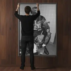 Set Of Vintage Basketball Champion Locker Room Poster Black White Athlete Art Sports Motivation Wall Decor Gift for Him Gym Room Decor