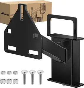 Nilight Spare Tire Carrier Mount Stake Pocket Boat 3-Nuts Trailer Bracket Utility Trailer Accessories Fits 4 & 5 & 6 Lugs Trailer Wheels on 4" 4.5'' 4.75'' 5'' 5.5''and 6'' Bolt Patterns 150 Lbs tire pressuregauge tire pressure  dealsforyoudays