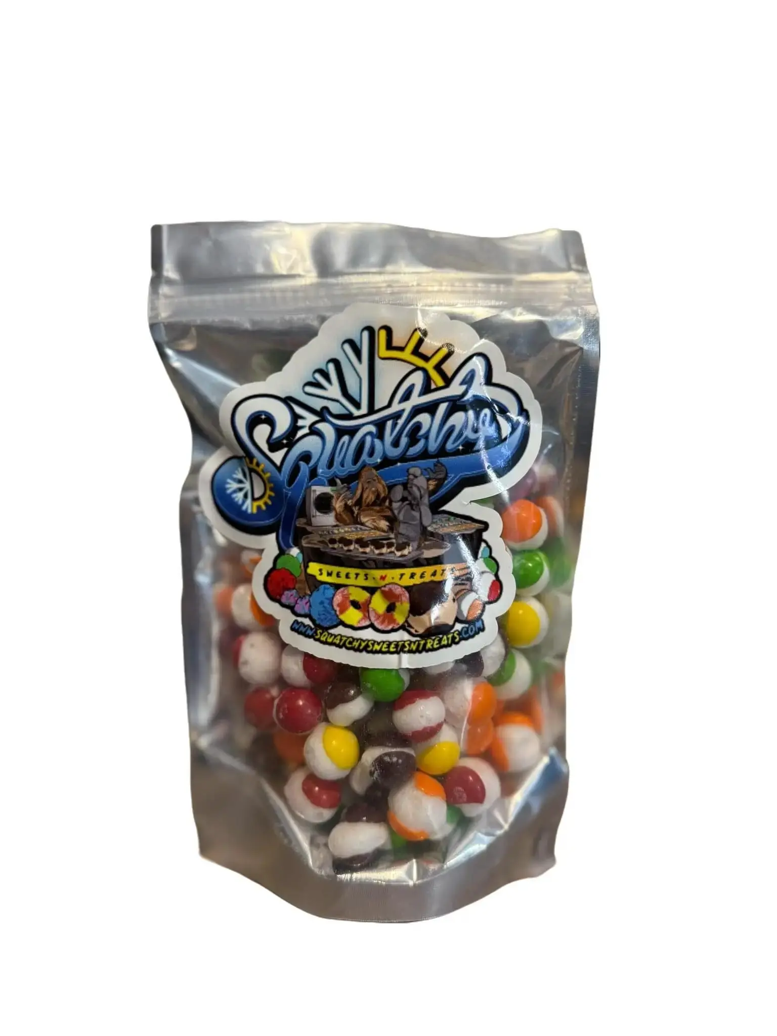 Squatchy Sweets n Treats Large Freeze Dried Crunchy Squatchy Gems Candy - Light & Crunchy Fruity Flavor Snack for All Occasions US Made