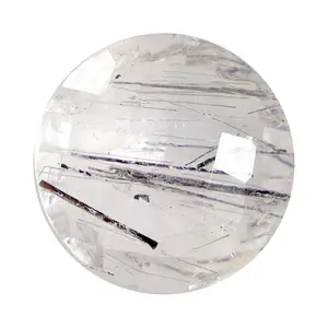 Rutile Quartz Round Stone 18mm Dia.