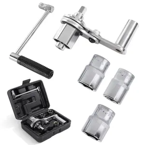 1/2" Drive Torque Multiplier Wrench - Heavy-Duty Lug Nut Remover with 17/19/21mm Wheel Nut Sockets, Labor-Saving Tire Change Tool for Car, Truck Automotive Repair