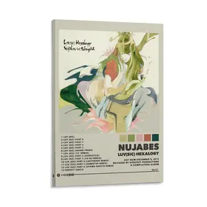 LUV(SIC) HEXALOGY Nujabes Album Cover Limited Edition Posters Room Aesthetic Music Posters