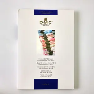 DMC Stranded thread & pearl cotton embroidery thread color shade cards