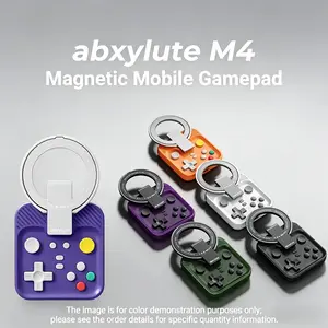 M4 Magnetic Phone Game Controller, Bluetooth-compatible, Compatible with Android and iOS, Portable, Multi-Color, Ideal for Gamers, Retro Players, Office Workers
