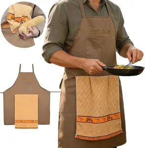 Funny Gag Gift Apron for Dad Who Has Everything – Unique Father’s Day Gift for Dad from Kids, Hidden Pocket Prank Cooking Apron for Men, BBQ Grill Apron for Husband Boyfriend