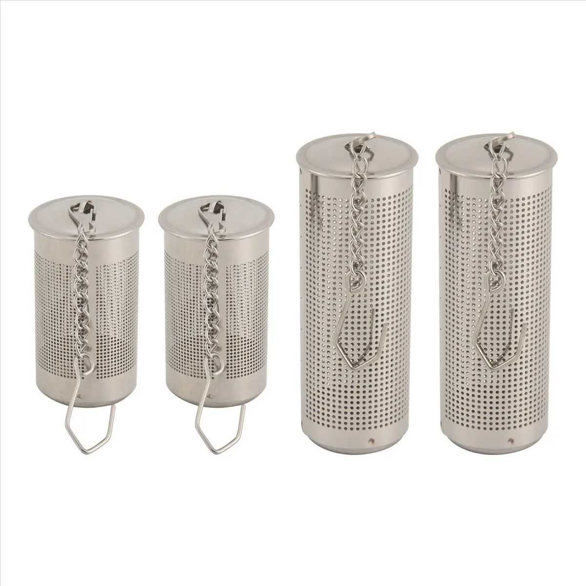 4PCS Tea Infusers for Loose Tea,Tea Filter with Lid,Stainless Steel Tea Strainer with Chain Hook,Large Tea Strainer Ball