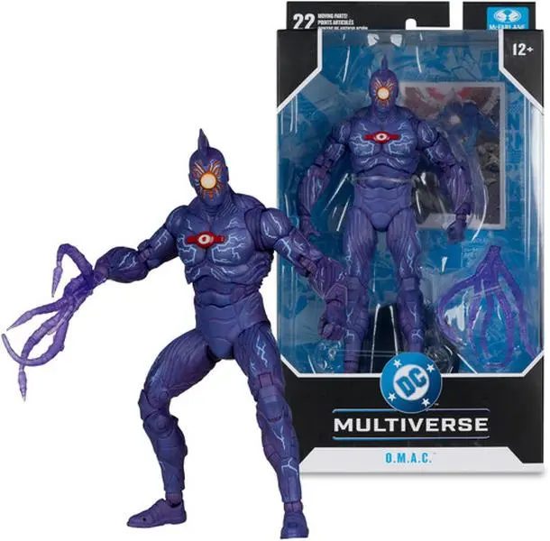 McFarlane Toys - DC Multiverse Infinite Crisis O.M.A.C. 7" Scale Ultra-Articulated Collectible Figure, TV/Movie Character, Accessory Included, Choking Hazard Small Parts [COLLECTIBLES]