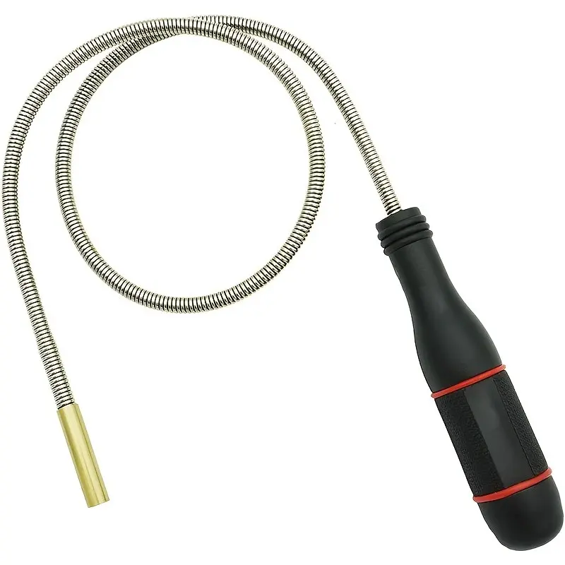 Flexible magnetic pickup tool, powerful magnetic sweeper pickup tool, 21.6-inch long flexible and bendable magnetic pick-up device, suitable for picking up small metal objects in confined spaces, Durable Construction