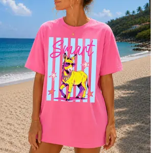 Smart Donkey Comfort Colors Shirt, Funny Animal Graphic Tee, Summer Vacation Shirt