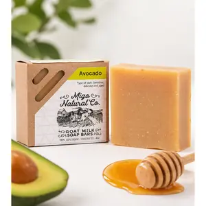 Organic Avocado & Shea Butter Soap - Handmade Vegan Cleanser for Smooth, Soft and Glowing Skin