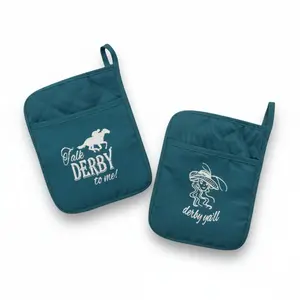 Derby Pot Holder Collection | 2 Designs | "Talk Derby to Me" & "Derby Y'all"