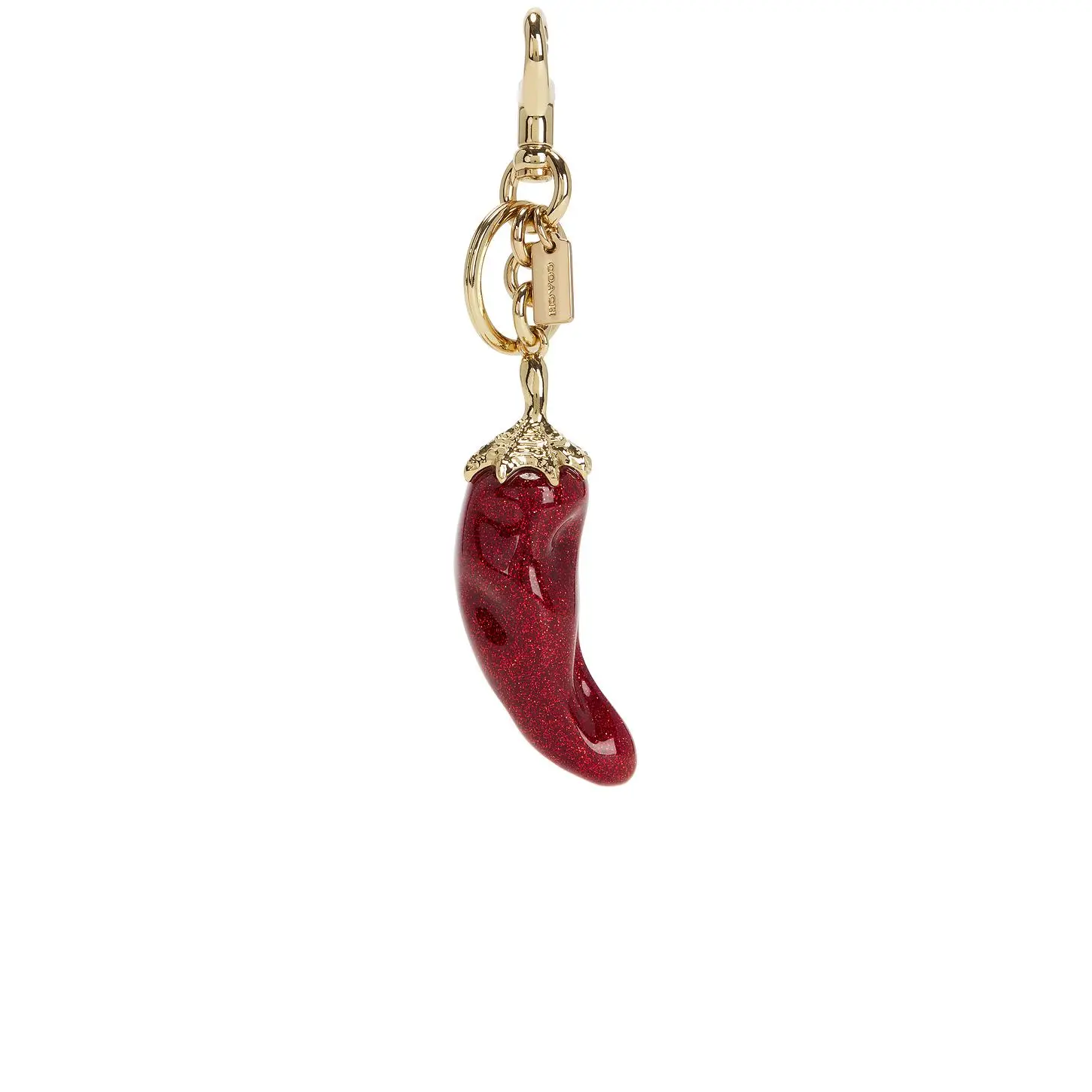 Coach Chili Pepper Bag Charm in Red