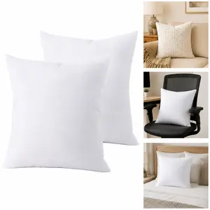 Soft Throw Pillow Inserts 17.7 x 17.7 inch for Sofa & Bed – Perfect Decorative Cushion Fillers