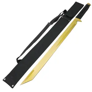 Defender-Xtreme 26" Gold Ninja Sword Stainless Steel with Sheath