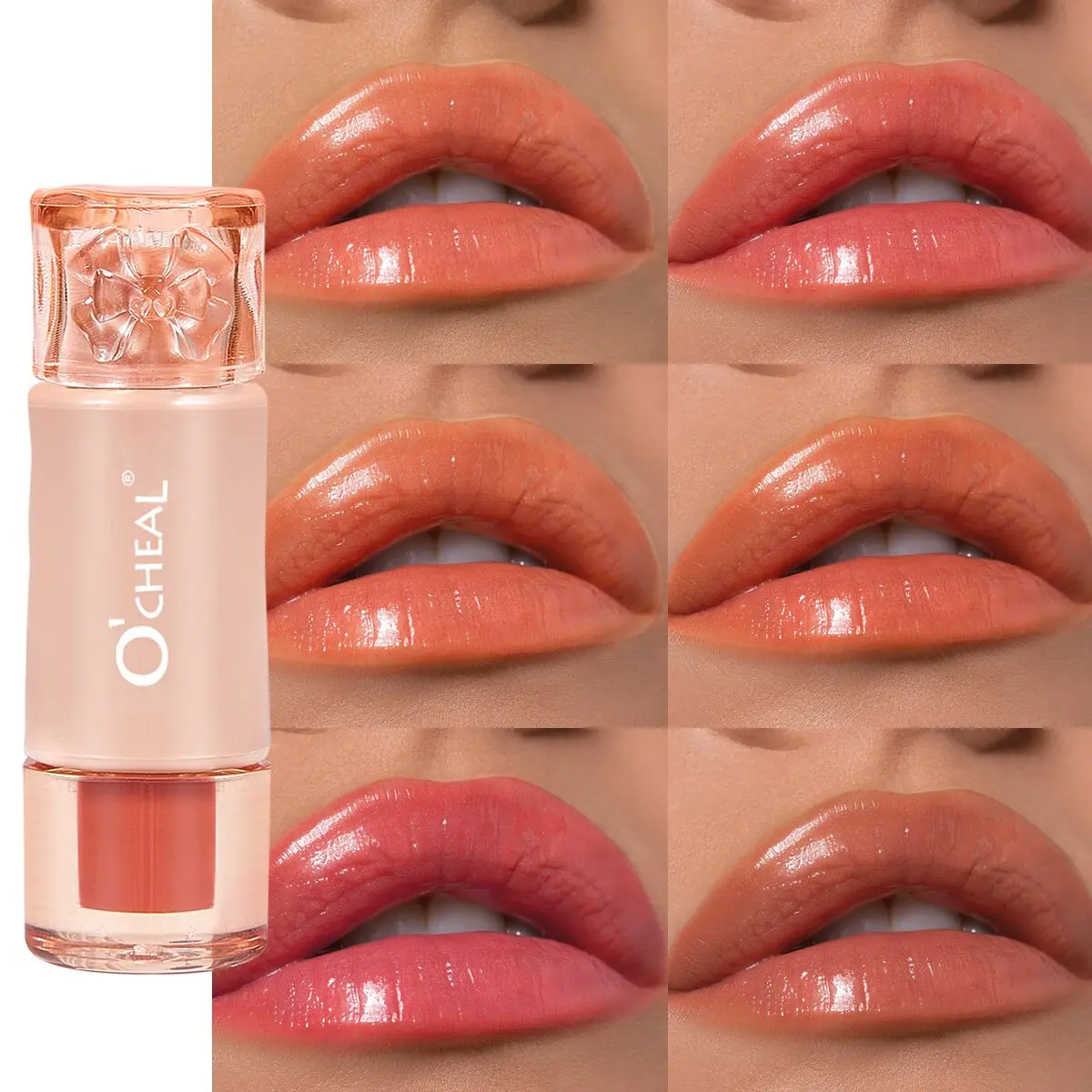 Long-Lasting Glossy Lip Tint, Hydrating Mirror Lip Gloss, Non-Sticky, Transfer-Proof, Plumping Lip Stain for Daily Makeup story glam