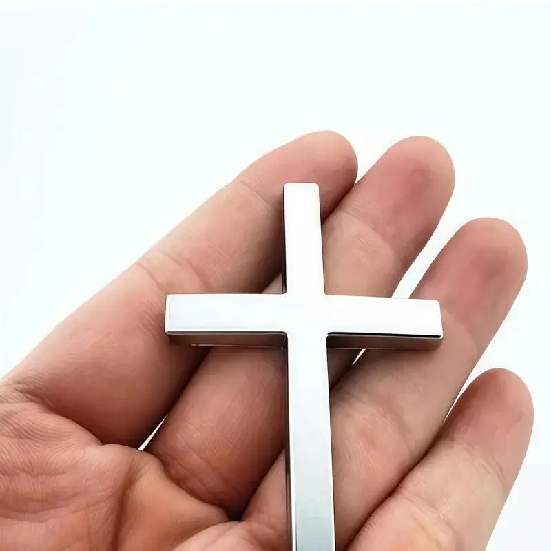 Two PcsCar Exterior Decorative Sticker Universal Cross Design for Motorcycle & SUV Car Decorations Decal Sticker for Cars Car Decals Easy Application Stylish Cross Aesthetic Enhancer