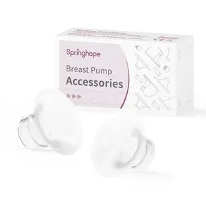 Springhope 17mm Silicone Flange Insert for No.586, Breast Pump Part BPA-free Replacement Accessories Comfortable,  2pcs