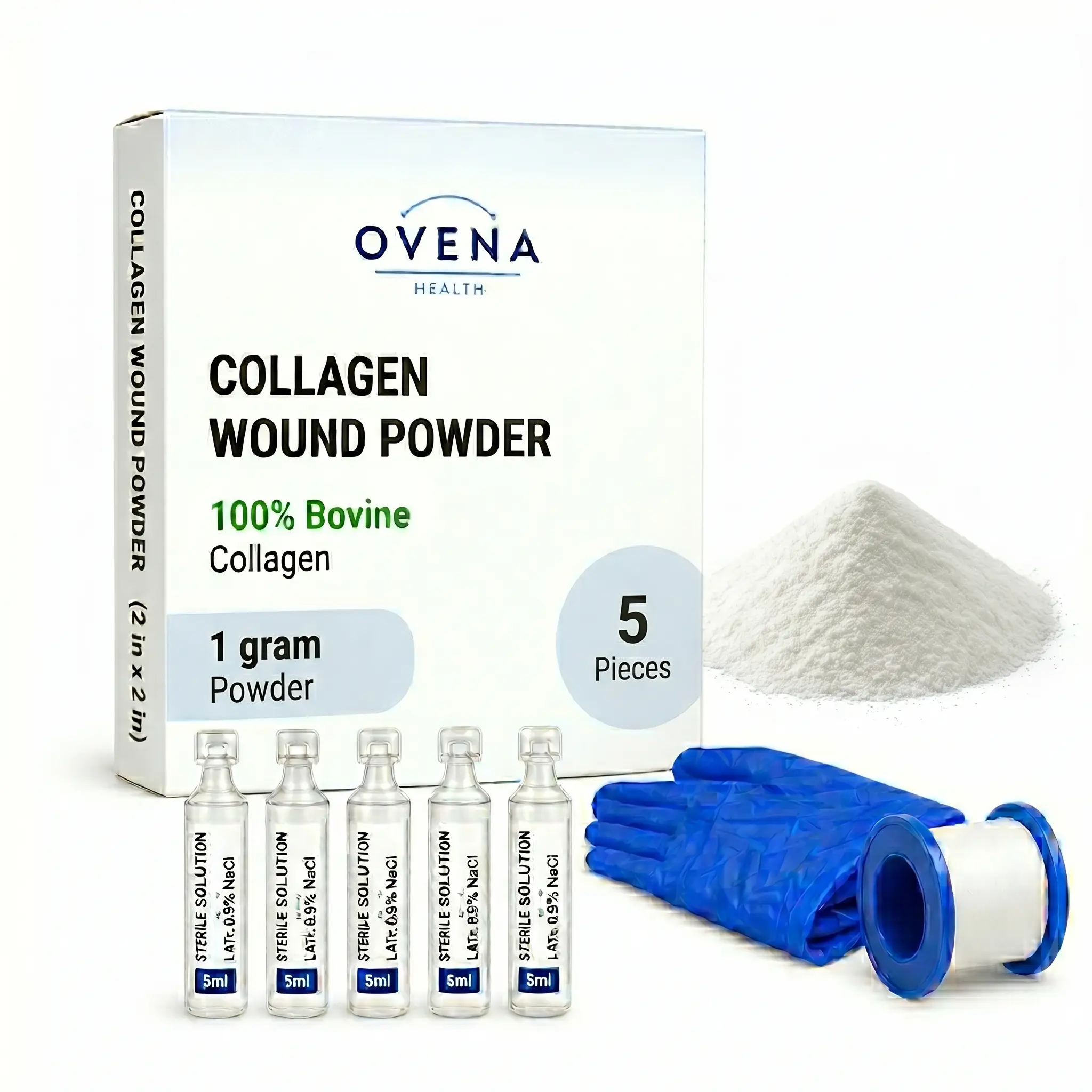 Collagen Care Complete Healthcare Kit - FDA 510(k) Cleared for Home & Work First Aid Use