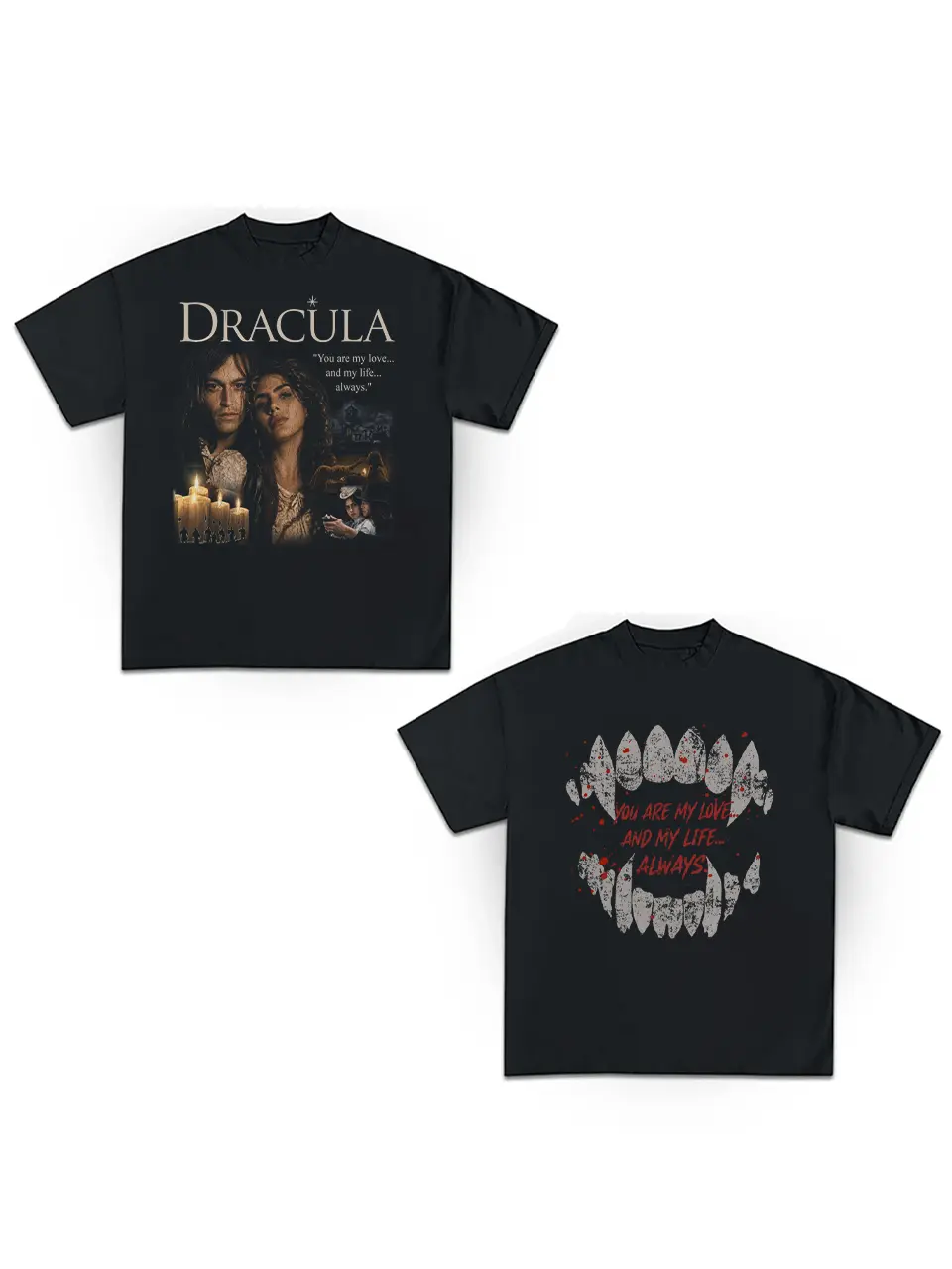 Retro 90s Dracula 2025 Graphic T-Shirt, Romance Horror tee, Retro Halloween Movie Shirt, Spooky Season Gift, 90s Style Women Tee