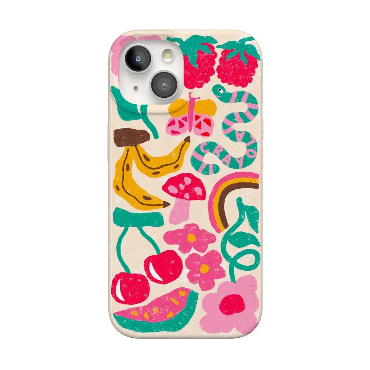 Casely iPhone 15 Plus Case | Doodle Bug | Crayola Crayon | Compatible with MagSafe | Classic Ultra Thin Design