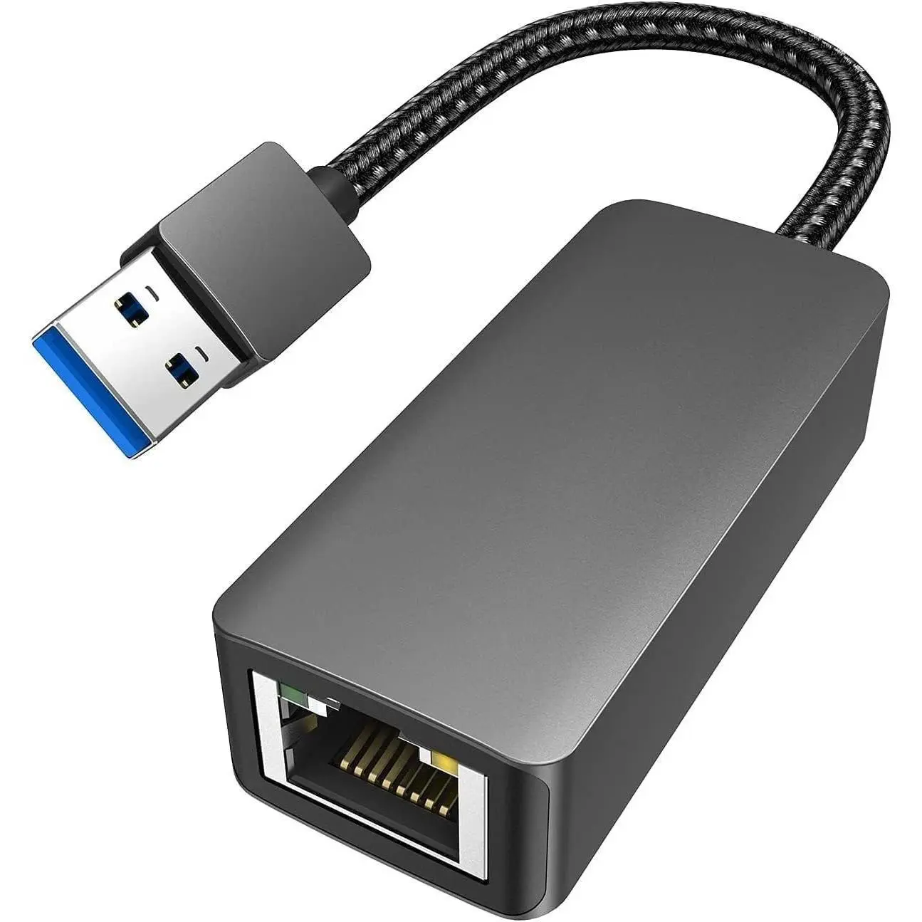 X-APT09  USB to Ethernet Adapter, Driver Free USB 3.0 to Gigabit Ethernet LAN Network Adapter, 100/1000 Mbps RJ45 Internet Adapter Compatible with Laptop, MacBook, Surface, PC with Windows, XP, Mac/Linux Cable Wireless