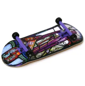 Heat Transfer Graphic 34mm Gen2 Fingerboard Complete - "St. Columbia Stained Glass" Edition