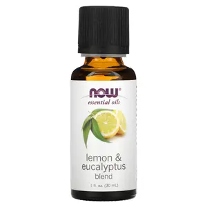 NOW Foods Essential Oils, Lemon & Eucalyptus Blend, 1 fl oz (30 ml)